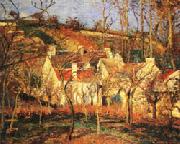 Camille Pissarro Red Roofs1 Village Corner oil painting on canvas
